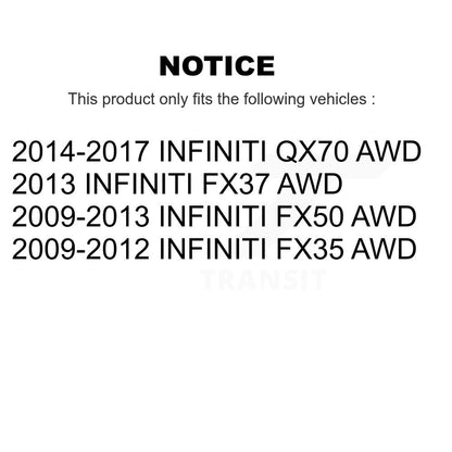 Entretoise de Suspension avant droite pour INFINITI FX35 QX70 FX50 FX37 AWD 78-72702
