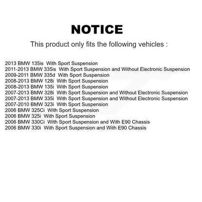 Jambe de Suspension avant gauche pour BMW 328i 335i 128i 323i 135i 325i 330i 335is