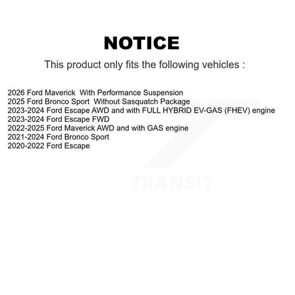 Absorbeur de choc arrière pour Ford Escape Bronco Sport Maverick 78-TM2000