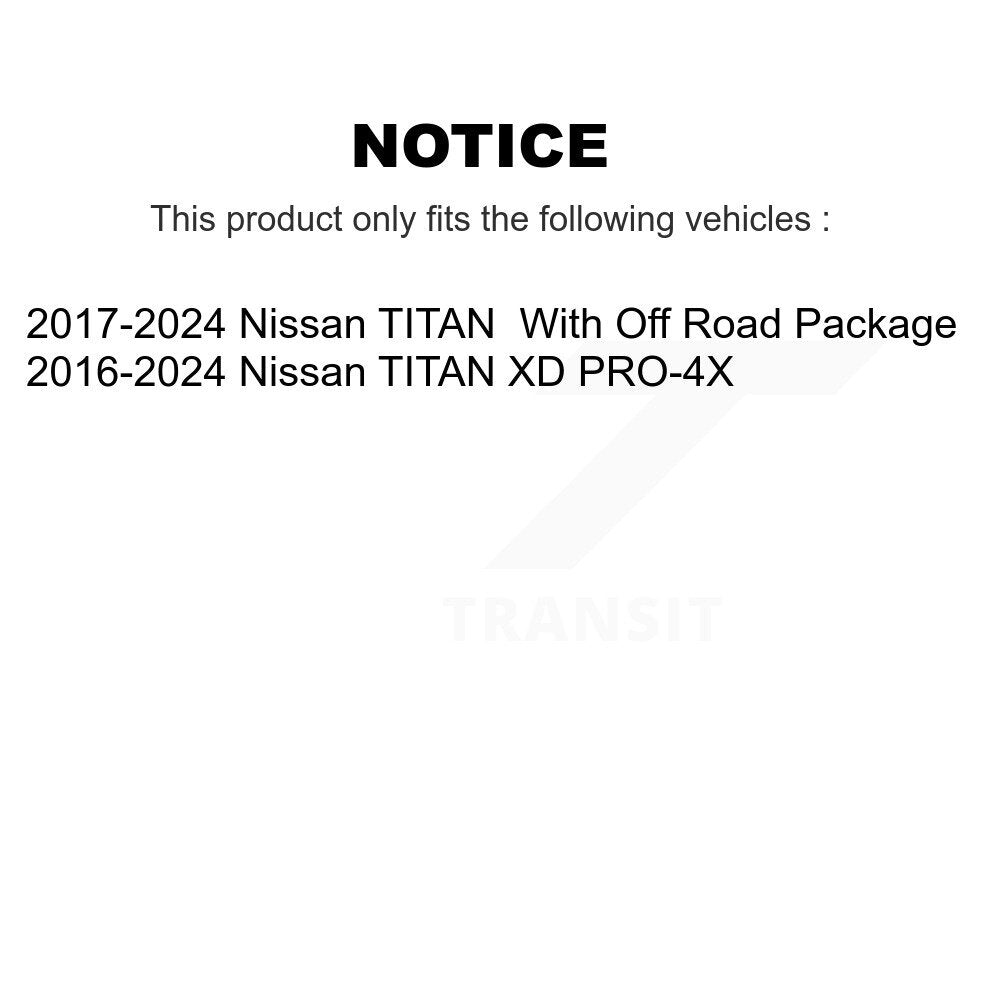 Absorbeur de choc arrière pour Nissan TITAN XD 78-TM7001