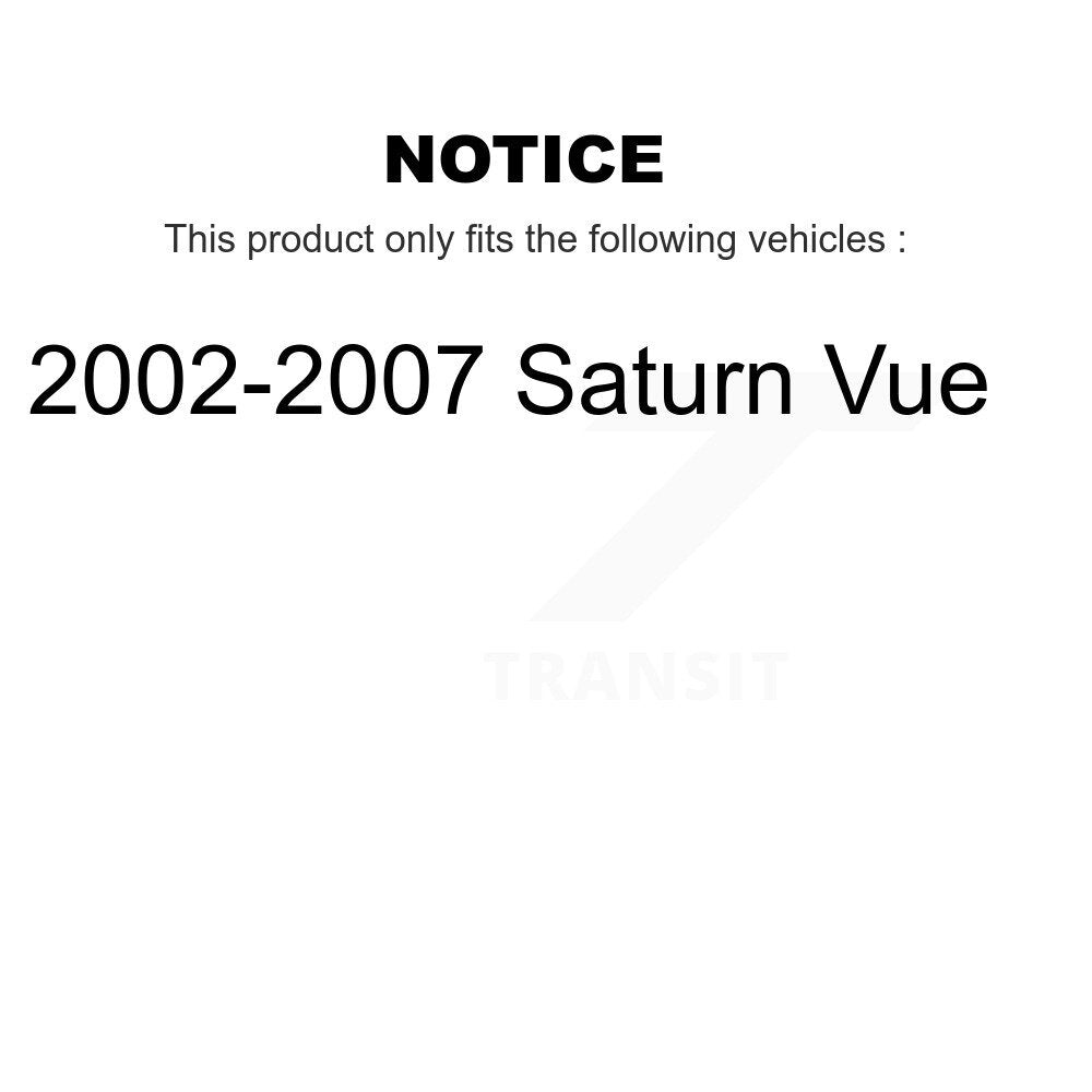 Ensemble de ressorts hélicoïdaux de jambe de suspension avant droite, pour Saturn Vue 2002 – 2007