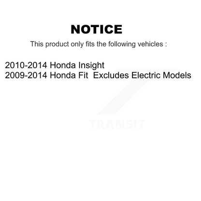 Ensemble de ressort hélicoïdal de contrefiche de suspension avant droite pour Honda Fit Insight