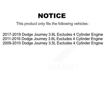 Ensemble de ressort hélicoïdal de jambe de force de suspension avant droite pour Dodge Journey 78A-11356