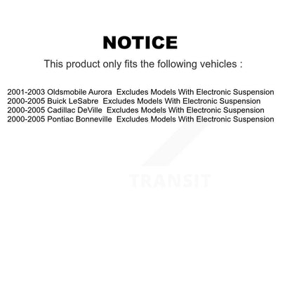 Ensemble de ressorts hélicoïdaux de jambe de force de Suspension avant, pour Buick LeSabre Cadillac DeVille