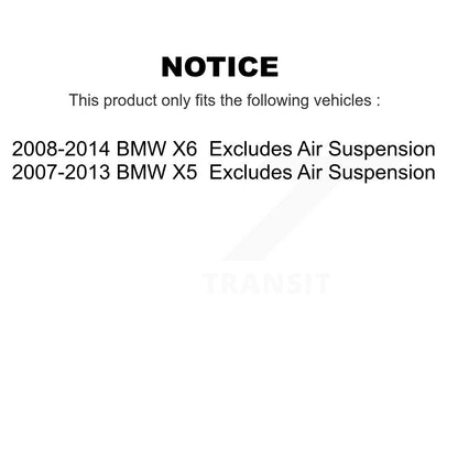 Ensemble de ressorts hélicoïdaux de jambe de force de Suspension avant droite, pour BMW X5 X6 78A-11426