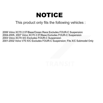Ensemble de ressorts hélicoïdaux de jambe de force de Suspension avant gauche, pour Volvo XC70 V70 78A-11491