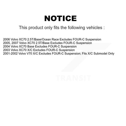Ensemble de ressorts hélicoïdaux de jambe de suspension avant droite, pour Volvo XC70 V70 78A-11492