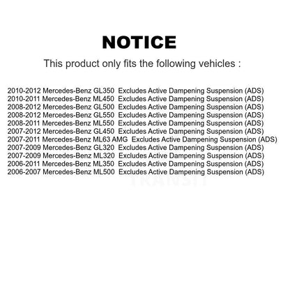 Ensemble de ressorts hélicoïdaux de jambe de force de Suspension avant, pour Mercedes-Benz ML350 ML320 GL350