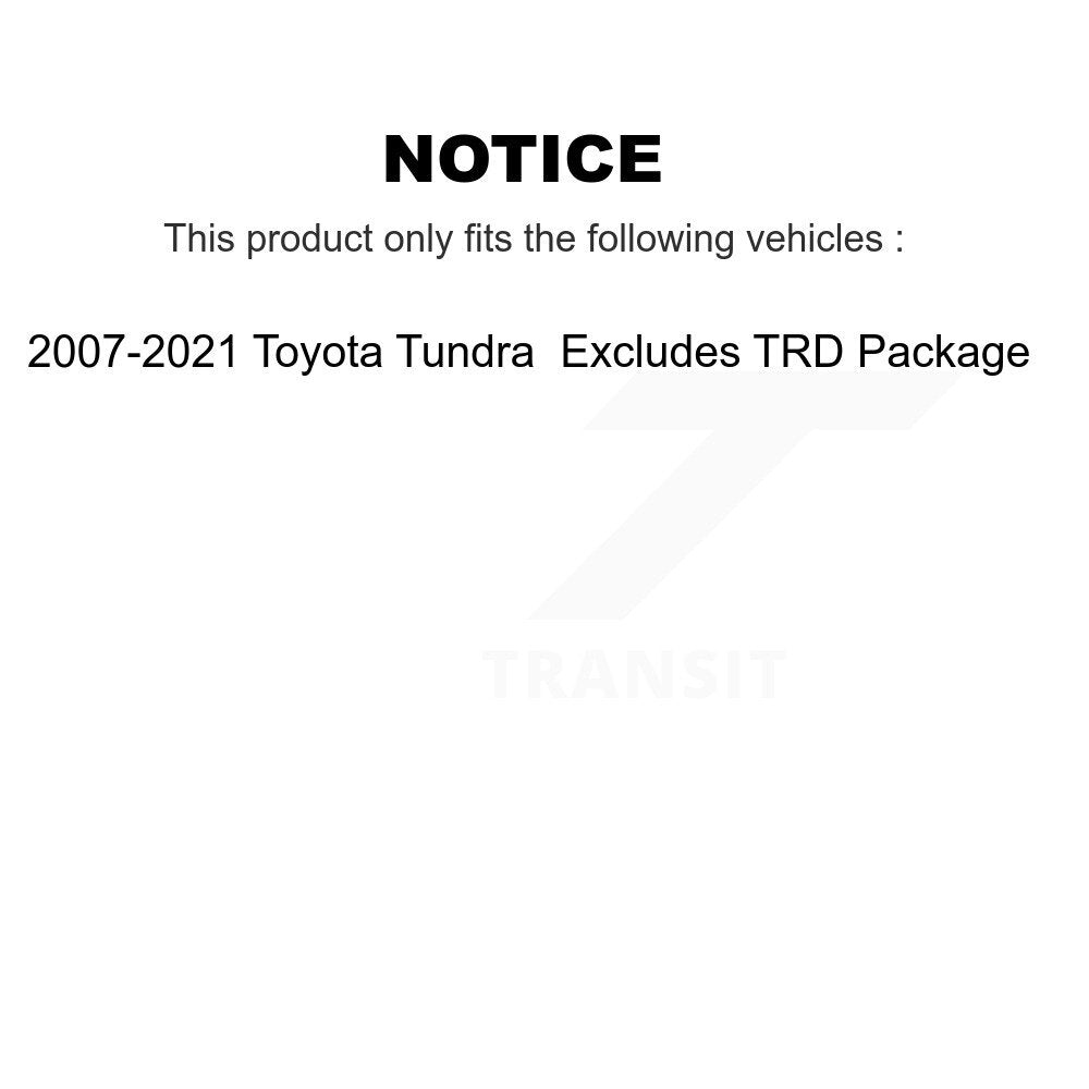 Ensemble de ressort hélicoïdal de contrefiche de suspension avant gauche pour Toyota Tundra 78A-11921