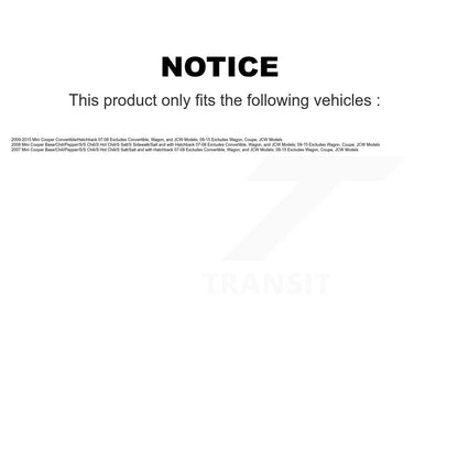 Ensemble de ressorts hélicoïdaux de jambe de suspension avant gauche pour Mini Cooper 78A-11957