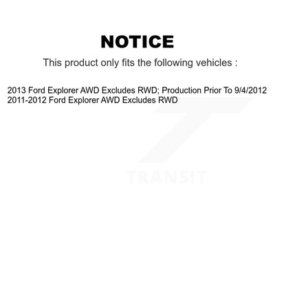 Ensemble de ressort hélicoïdal de contrefiche de Suspension avant gauche, pour Ford Explorer AWD 78A-1311