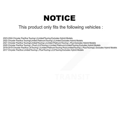 Assemblage de printemps Strut Coil pour Chrysler Pacifica 78A-13681