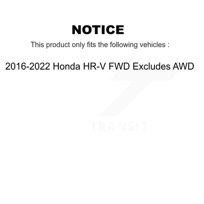 Assemblage de printemps de la bobine de suspension avant droite pour Honda HR-V FWD 2016-2022
