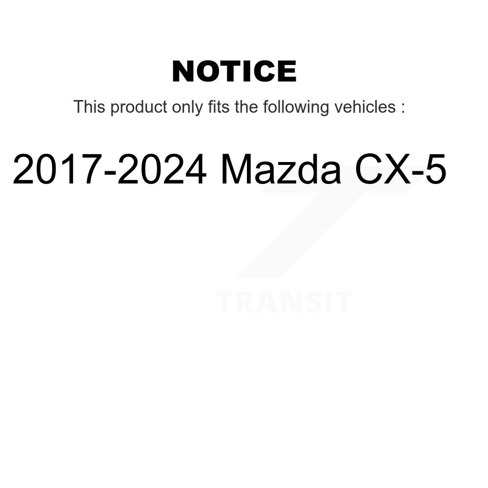 Assemblage de printemps de la suspension avant gauche de la bobine pour 2017-2024 Mazda CX-5