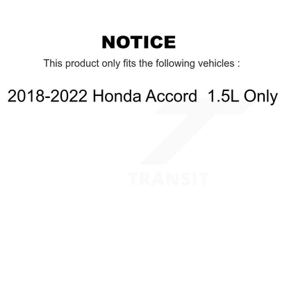 Assemblage de ressort de suspension avant droite pour Honda Accord 1.5L Seulement