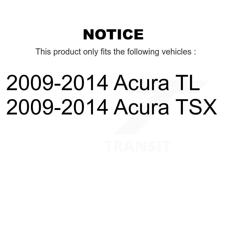 Ensemble de ressorts hélicoïdaux de jambe de suspension arrière gauche, pour Acura TL TSX 2009 – 2014