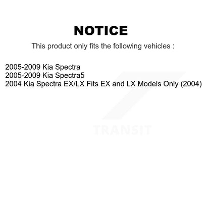 Ensemble de ressorts hélicoïdaux de jambe de force de Suspension arrière droite, pour Kia Spectra Spectra5