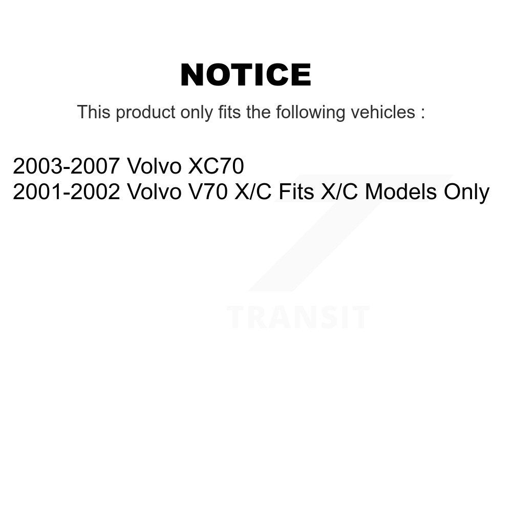 Ensemble de ressorts hélicoïdaux de jambe de force de Suspension arrière droite, pour Volvo XC70 V70 78A-15076