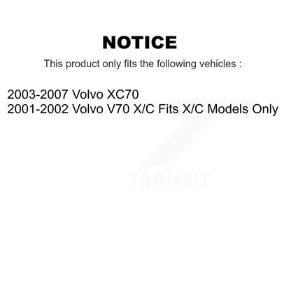 Ensemble de ressorts hélicoïdaux de jambe de force de Suspension arrière droite, pour Volvo XC70 V70 78A-15076