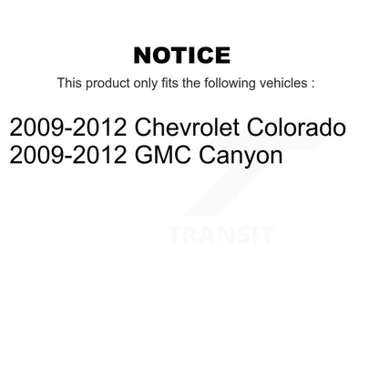 Rotor de frein à disque avant (1 pièce seulement) pour Chevrolet Colorado GMC Canyon 8-58070