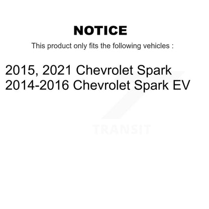 Rotor de frein à disque arrière (1 pièce seulement) pour Chevrolet Spark EV 8-581052