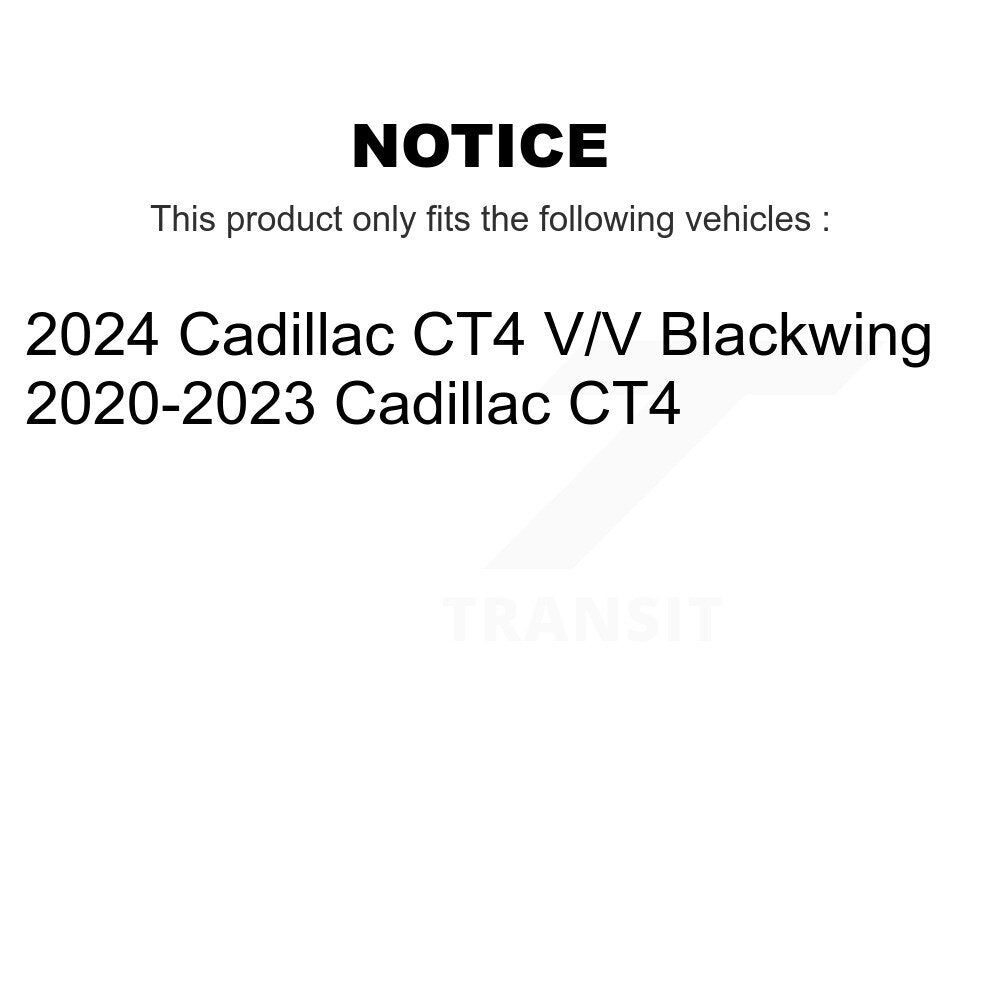 Rotor de frein à disque arrière (1 pièce seulement) pour Cadillac CT4 8-582690