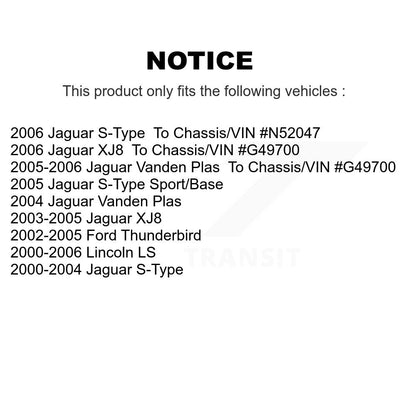 Rotor de frein à disque arrière (1 pièce seulement) pour Ford Thunderbird Jaguar s-type Lincoln