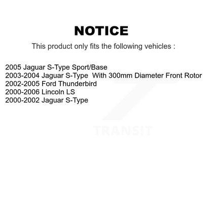 Rotor de frein à disque avant (1 pièce seulement) pour Ford Thunderbird Jaguar s-type Lincol