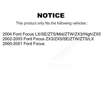 Rotor de frein à disque avant (1 pièce seulement) pour Ford Focus 8-66913