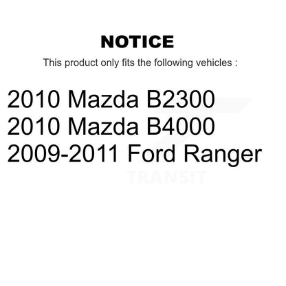Rotor de frein à disque arrière (1 pièce seulement) pour Ford Ranger Mazda B2300 B4000 8-680898