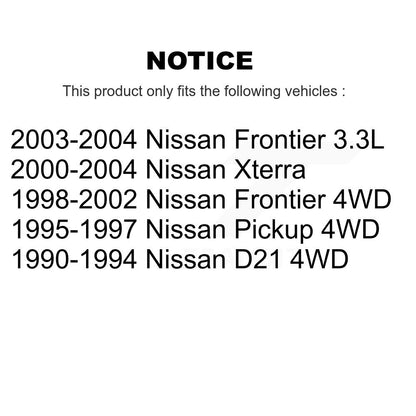 Tambour de frein arrière (1 pièce seulement) pour pick-up Nissan Xterra Frontier D21 8-9433