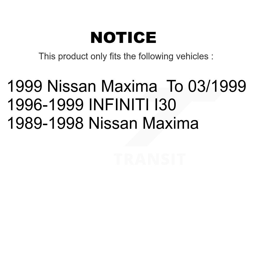 Rotor de frein à disque avant (1 pièce seulement) pour Nissan Maxima INFINITI I30 8-96065