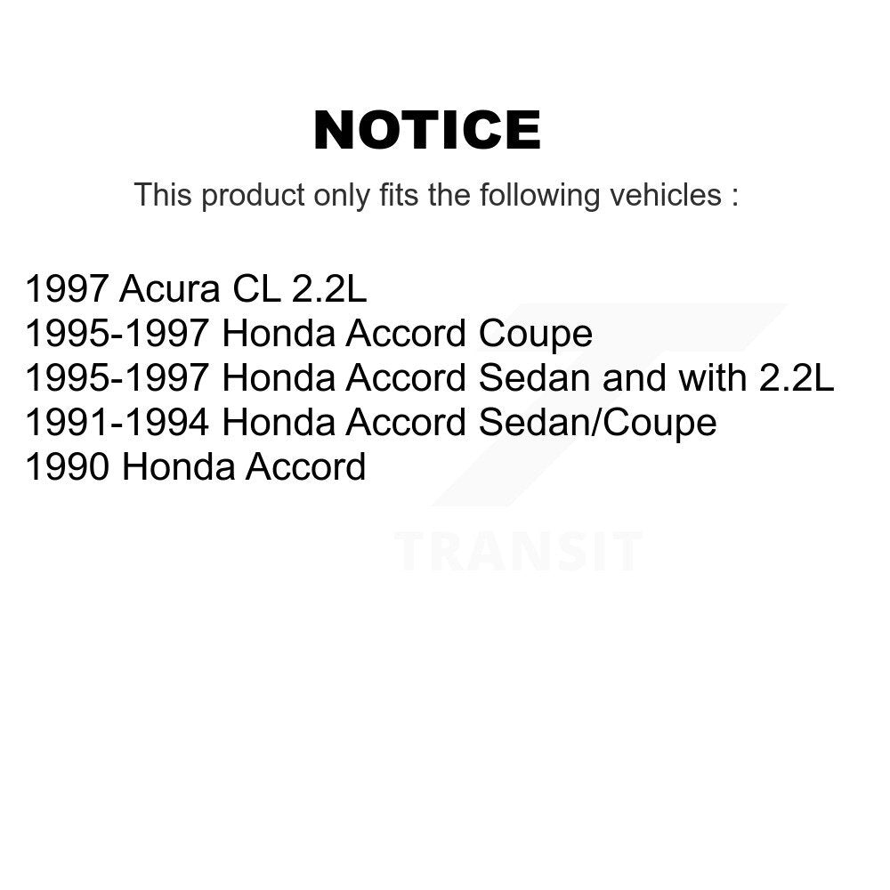 Rotor de frein à disque avant (1 pièce seulement) pour Honda Accord Acura CL 8-96111