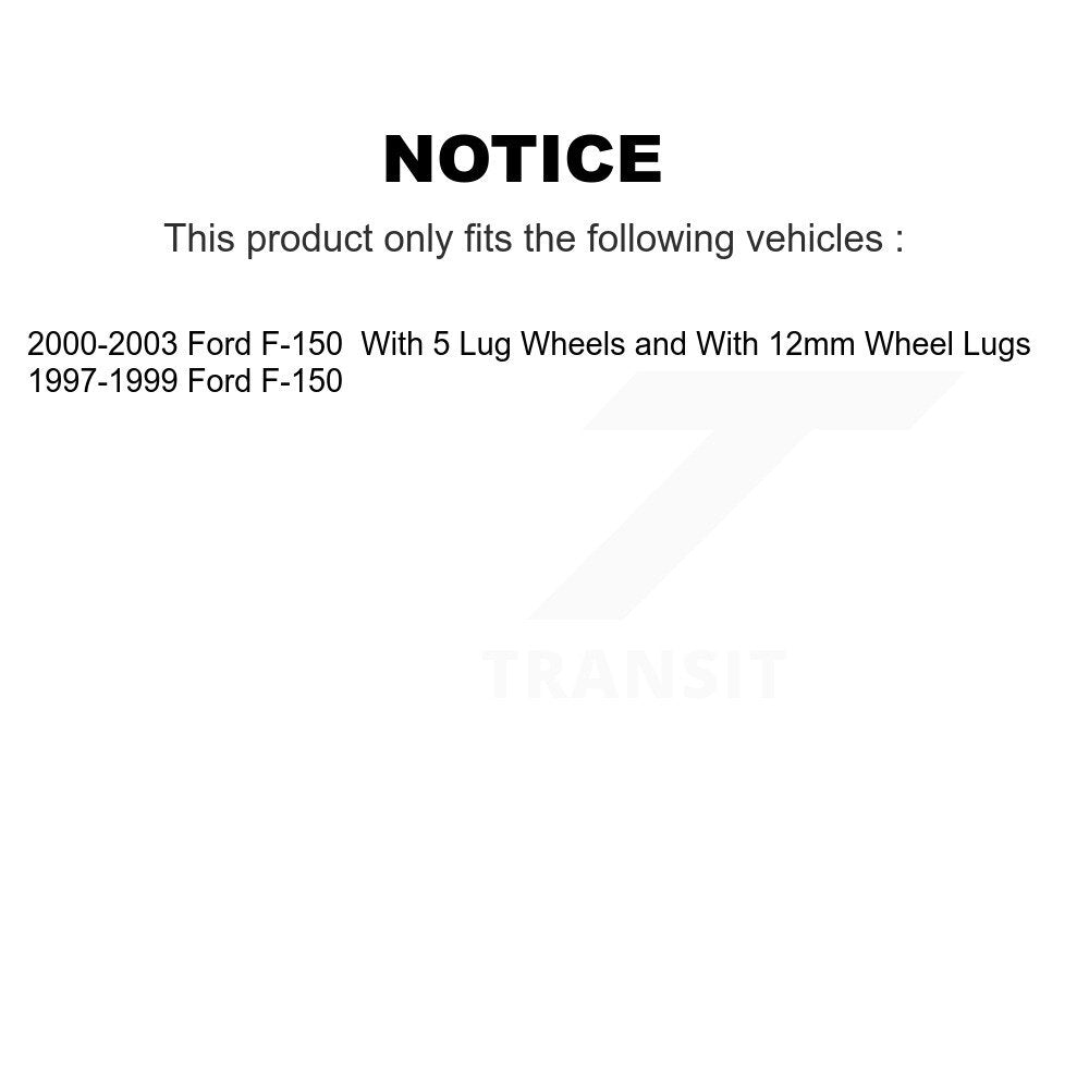 Tambour de frein arrière (1 pièce seulement) pour Ford F-150 8-9626