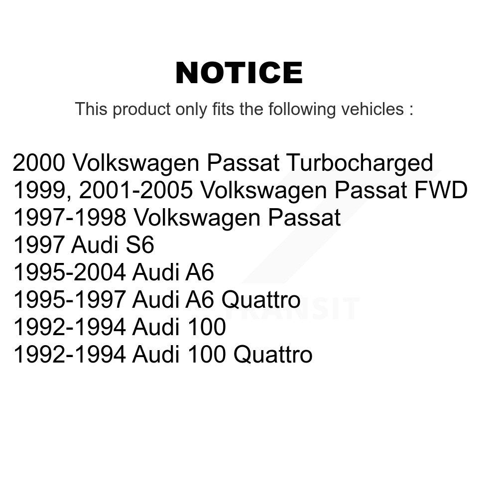 Rotor de frein à disque arrière (1 pièce seulement) pour Volkswagen Passat Audi 100 Quattro A6