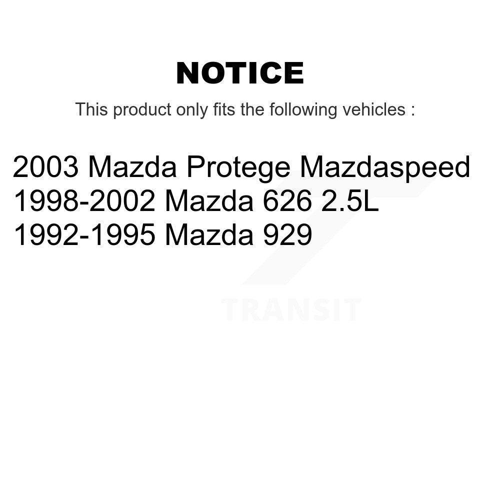 Rotor de frein à disque avant (1 pièce seulement) pour Mazda Protege 626 929 8-96790