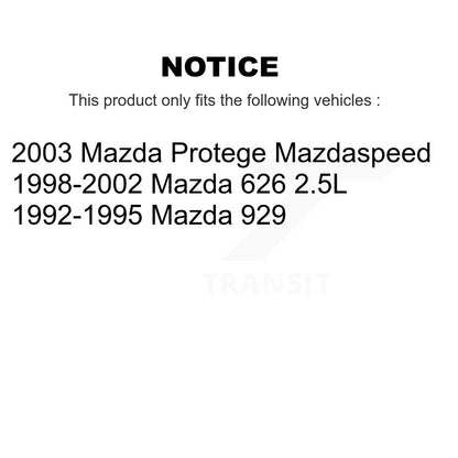 Rotor de frein à disque avant (1 pièce seulement) pour Mazda Protege 626 929 8-96790