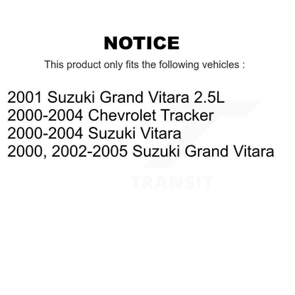 Tambour de frein arrière (1 pièce seulement) pour Chevrolet Tracker Suzuki Grand Vitara 8-9693