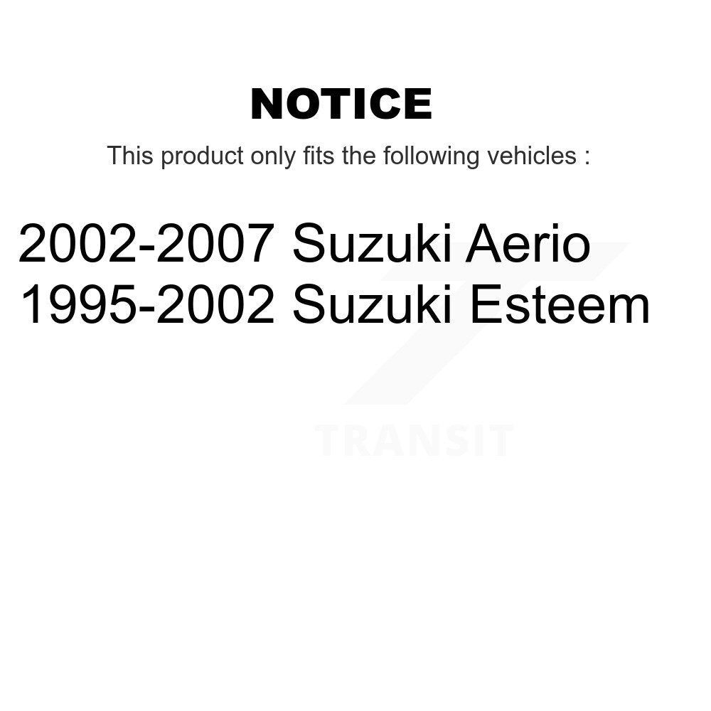 Tambour de frein arrière (1 pièce seulement) pour Suzuki Aerio Esteem 8-9717