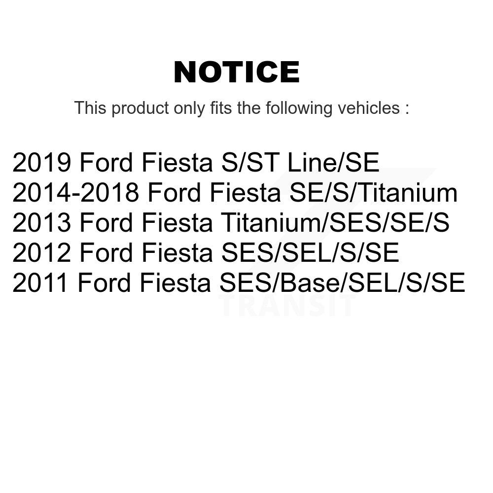 Tambour de frein arrière (1 pièce seulement) pour Ford Fiesta 8-97811
