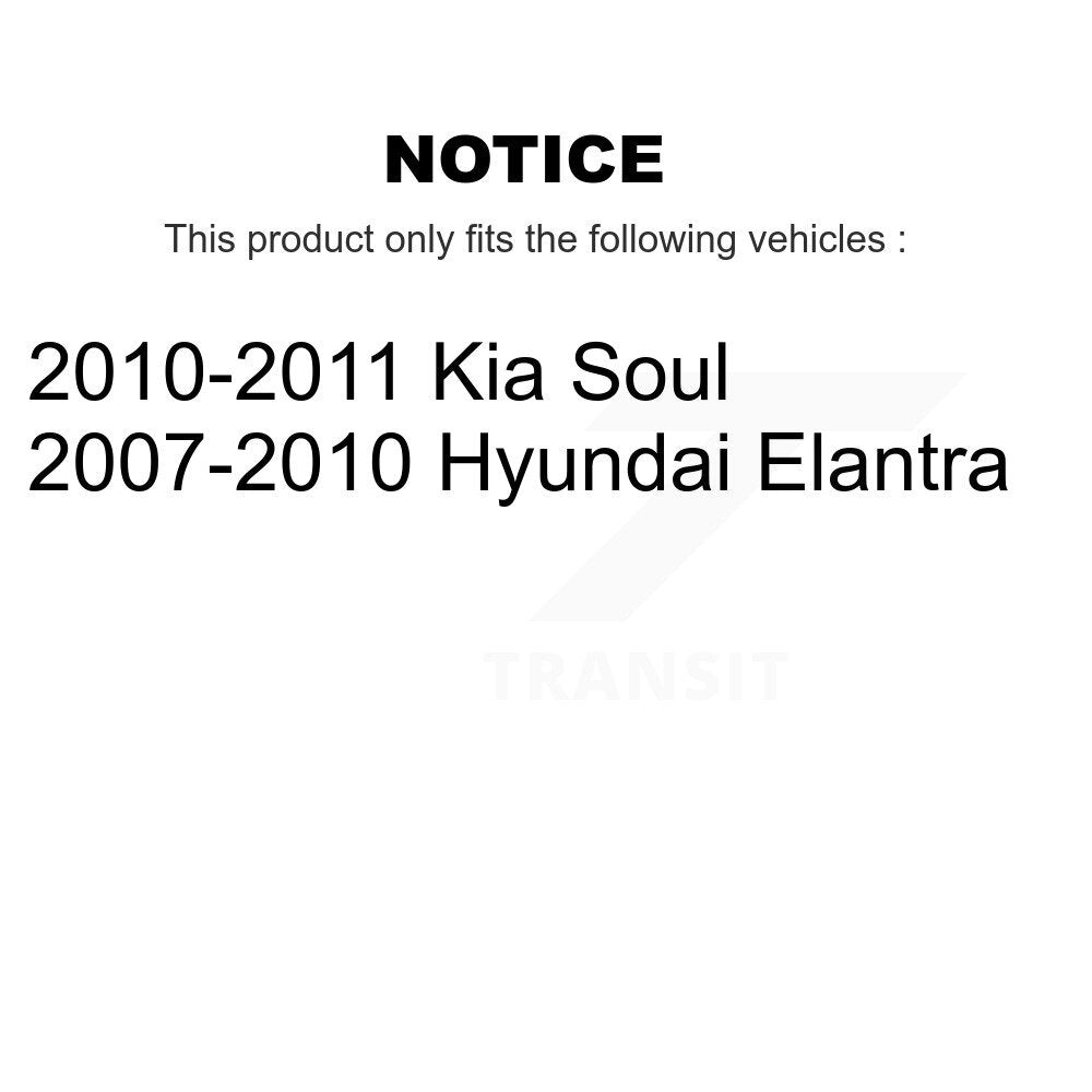 Tambour de frein arrière (1 pièce seulement) pour Hyundai Elantra Kia Soul 8-9784