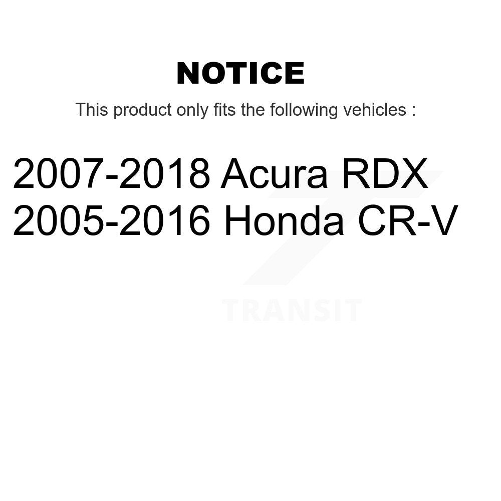 Rotor de frein à disque arrière (1 pièce seulement) pour Honda CR-V Acura RDX 8-980294