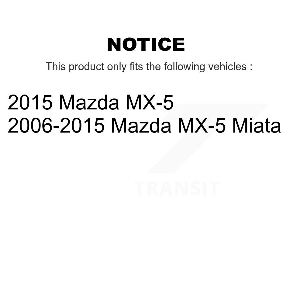 Rotor de frein à disque avant (1 pièce seulement) pour Mazda MX-5 Miata 8-980475