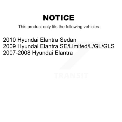 Rear Disc Brake Rotor (1 Piece Only) For Hyundai Elantra 8-980498