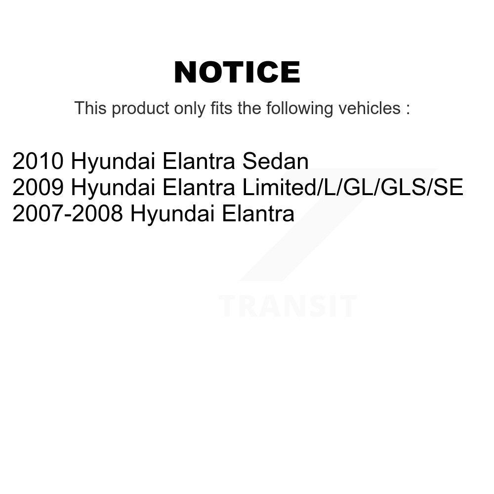 Rotor de frein à disque avant (1 pièce seulement) pour Hyundai Elantra 8-980504