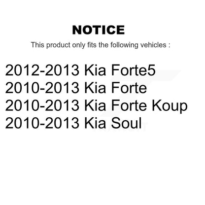 Rotor de frein à disque arrière (1 pièce seulement) pour Kia Soul Forte koup Forte5 8-980751