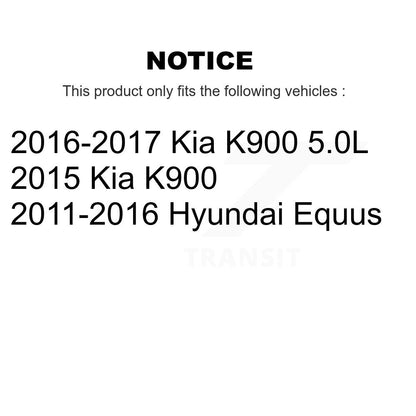 Rotor de frein à disque arrière (1 pièce seulement) pour Hyundai Equus Kia K900 8-980884