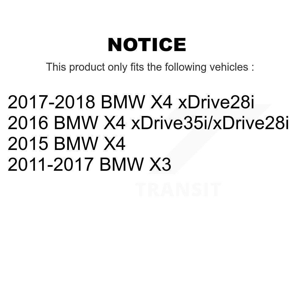 Rotor de frein à disque avant (1 pièce seulement) pour BMW X3 X4 8-980925