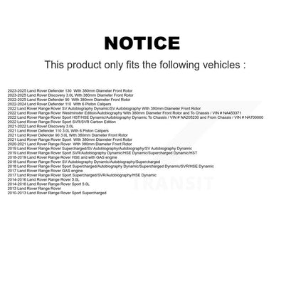 Rotor de frein à disque avant (1 pièce seulement) pour Land Rover Range Sport Defender 110 9