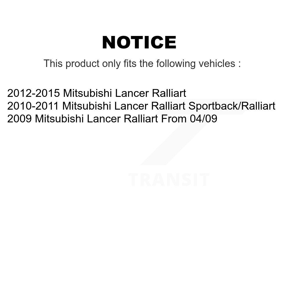 Rotor de frein à disque avant (1 pièce seulement) pour Mitsubishi Lancer 8-980933